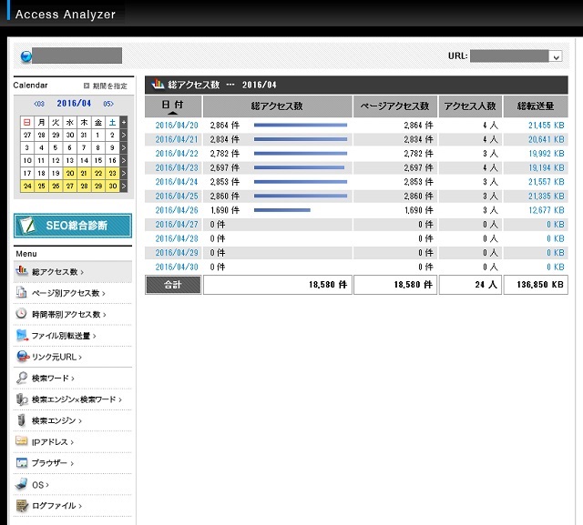 ログ解析ツール-お名前.com版Access Analyzer